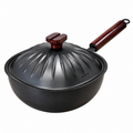 Vierkante Titanium Non-Stick Pan met Deksel