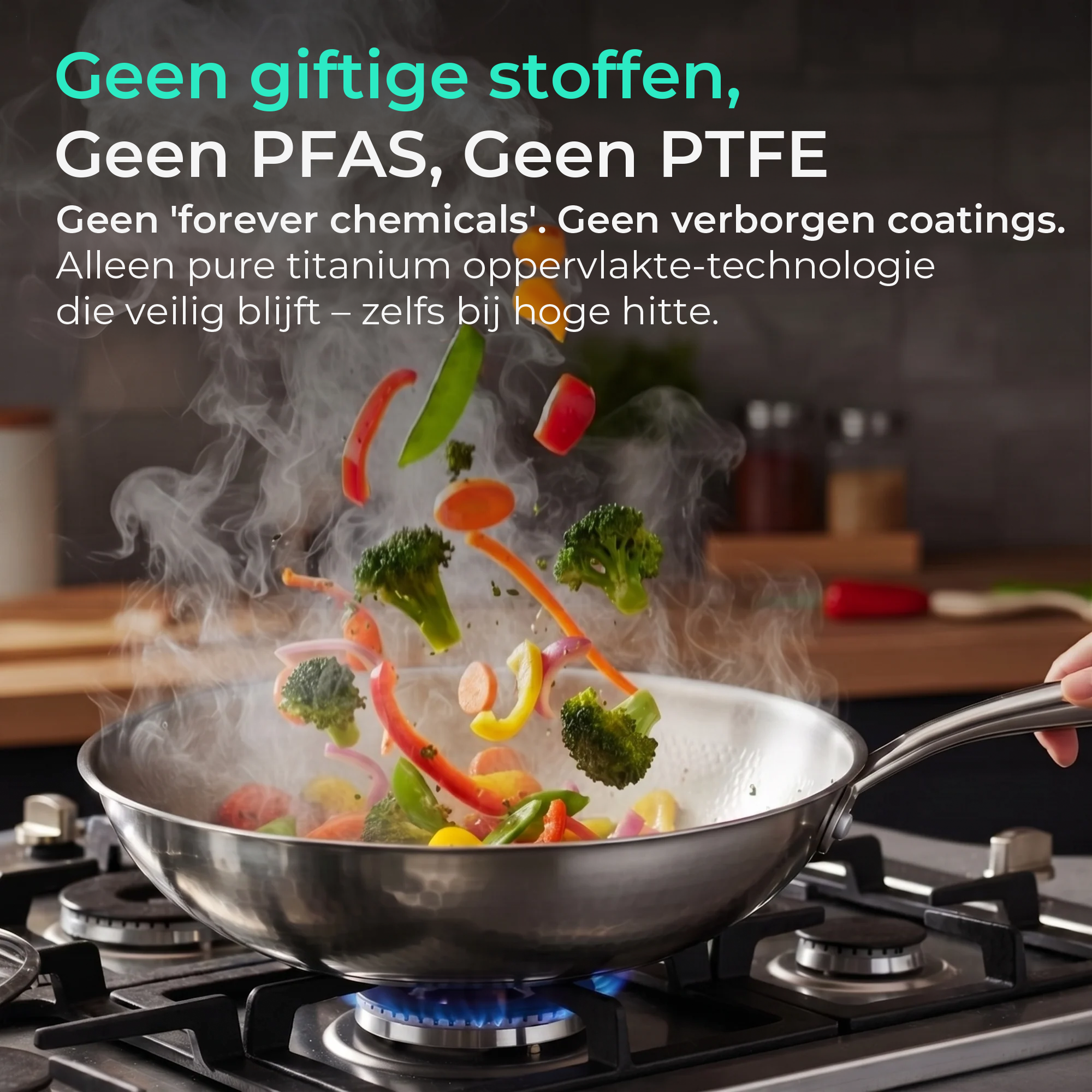 TEN® Gehamerde Titanium Ultieme Keukenbundel - Tenkitchen.store