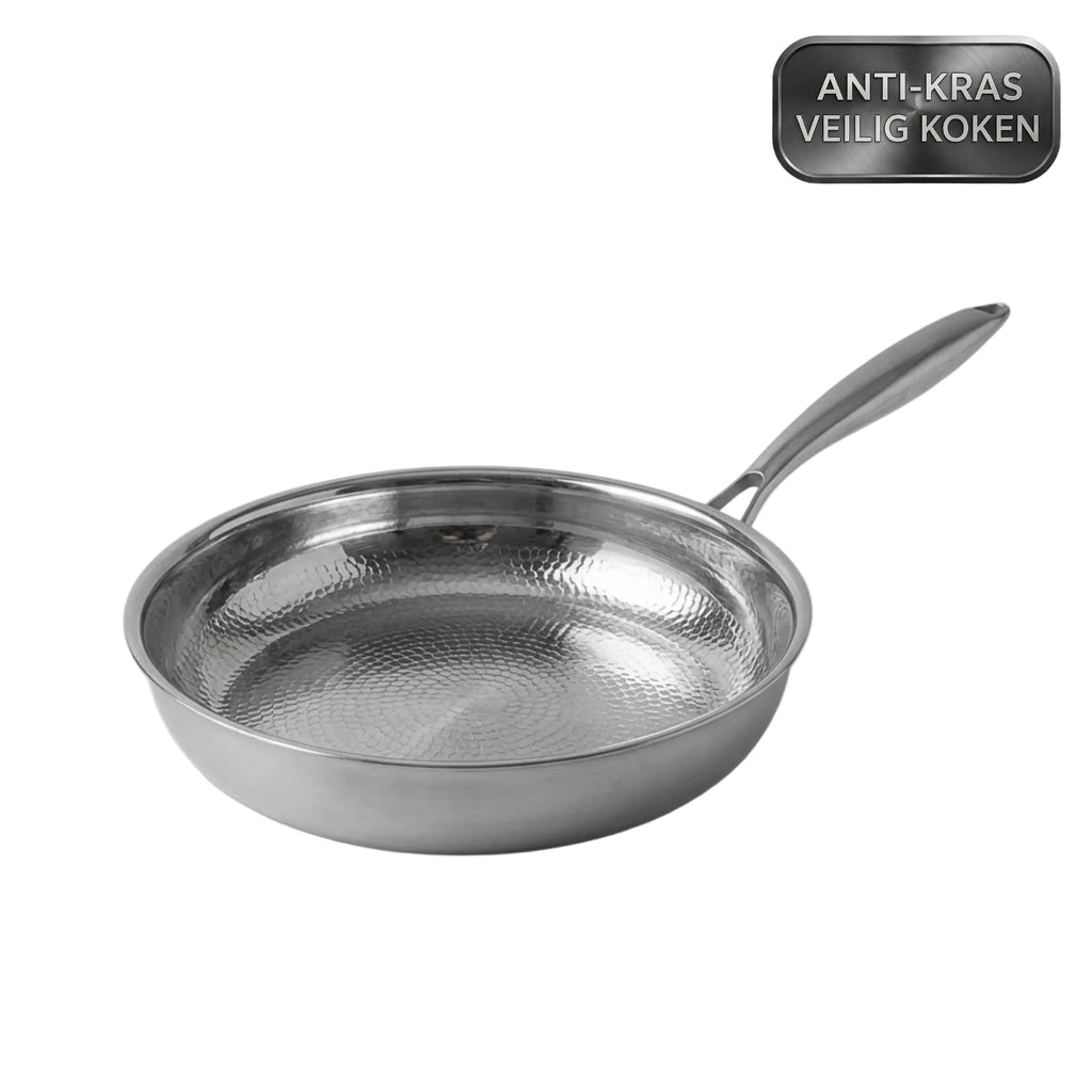 TEN® Gehamerde Titanium Pan - Tenkitchen.store