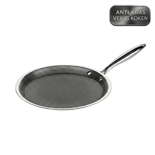 TEN® Gehamerde Titanium Crêpepan - Tenkitchen.store