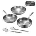 TEN® Gehamerde Titanium Kookgerei Set Pro - Tenkitchen.store