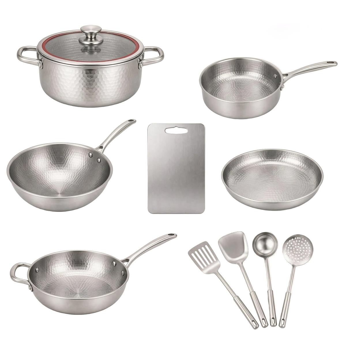 Gehamerde Titanium Ultieme Keukenbundel