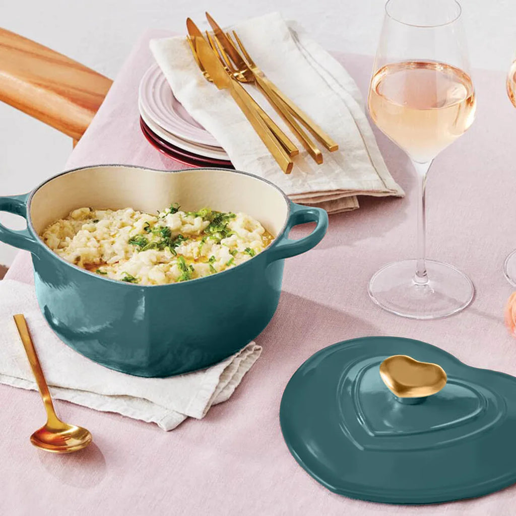 Heart-Shaped Cast Iron Pot - Tenkitchen.store