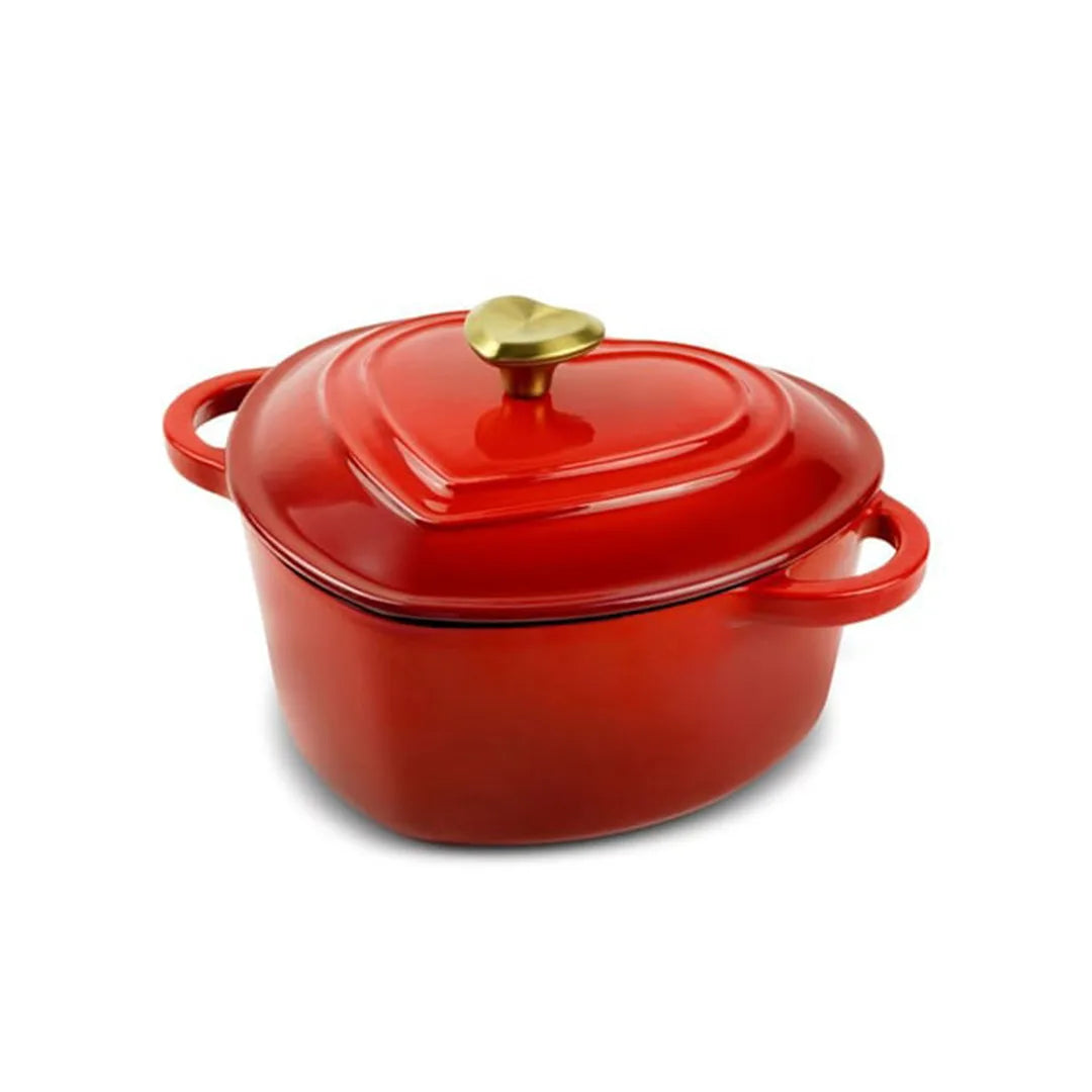 Heart-Shaped Cast Iron Pot - Tenkitchen.store
