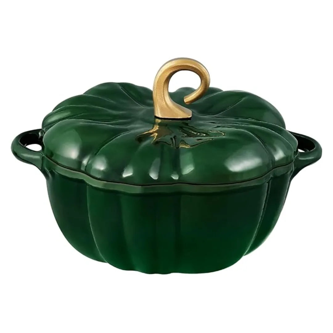 Pompoenvormige Gietijzeren Braadpan - Tenkitchen.store