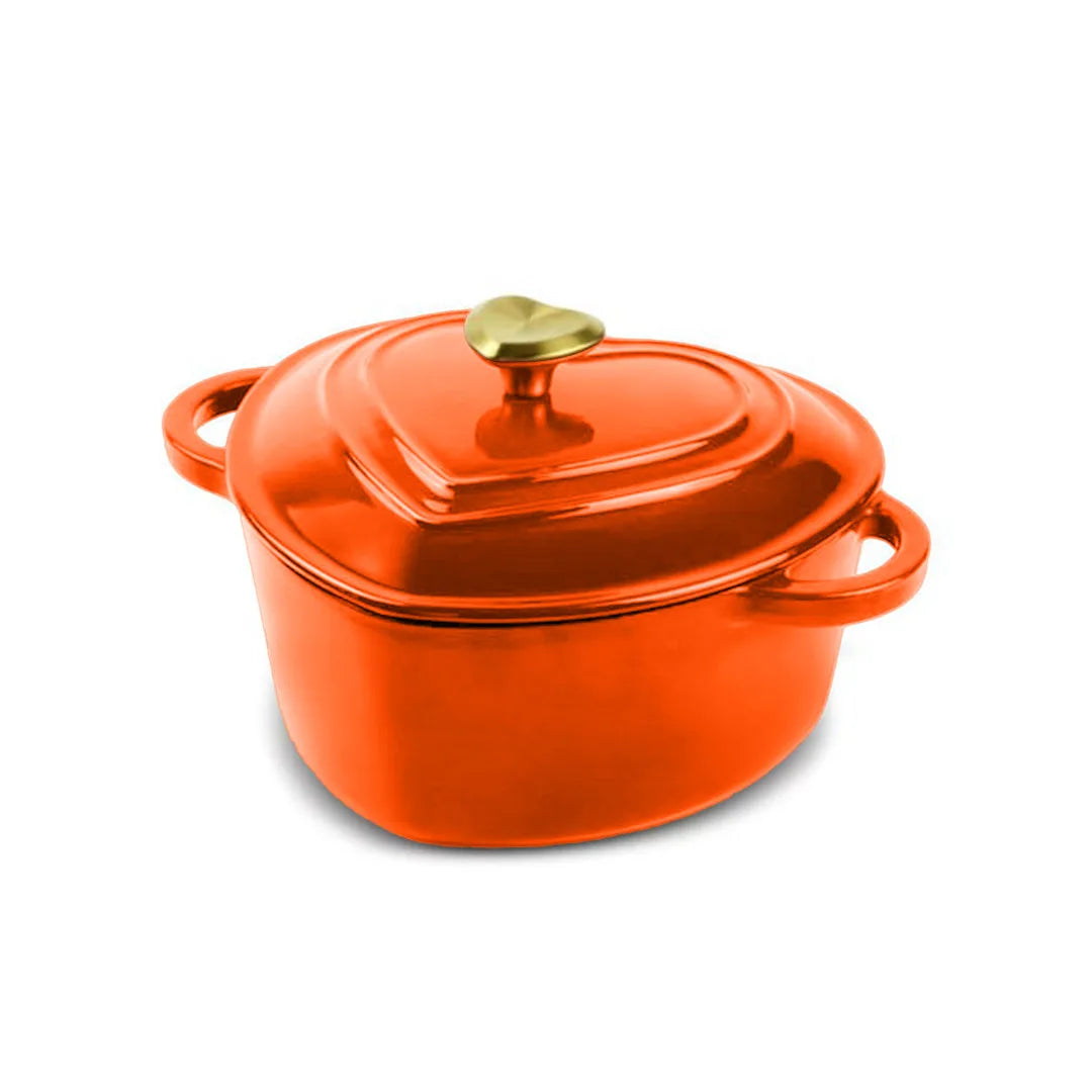 Heart-Shaped Cast Iron Pot - Tenkitchen.store